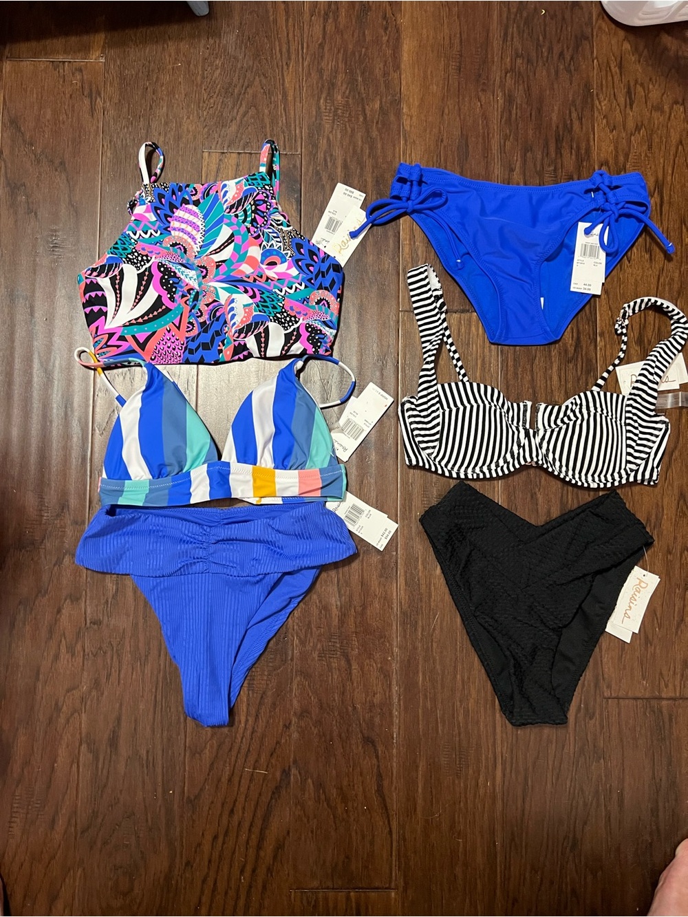 Lot of 6 Pieces Raisins Swimwear, Multicolor Size Small 
NWT MSRP $254